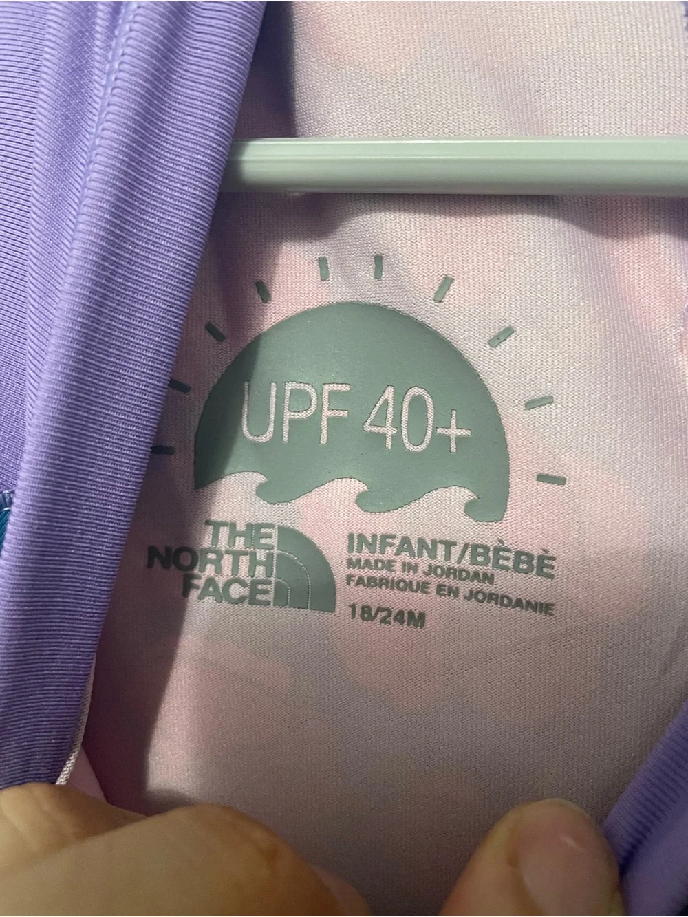 The North Face Amphibius Sun Rash Guard  Swimsuit Baby Girls 18-24 Months New